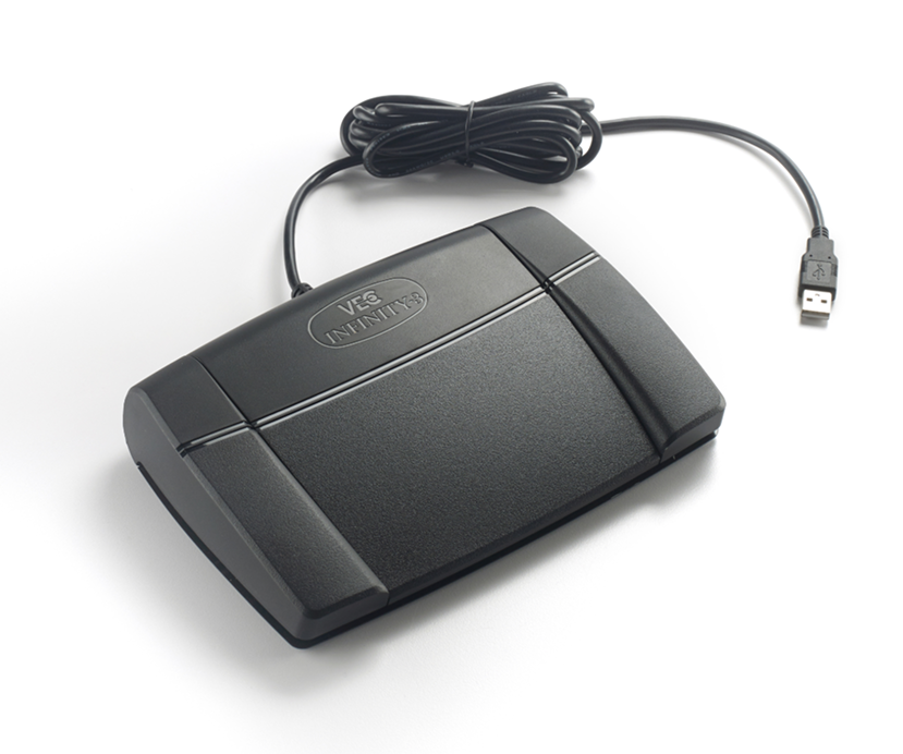Infinity 3 USB Foot Control for Dictation and Transcription